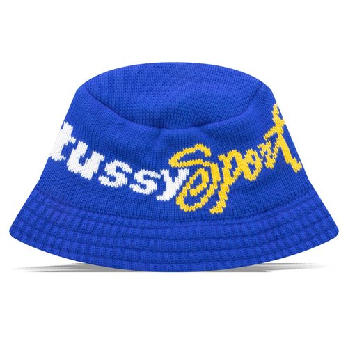 Stüssy Knit Sport Bucket Hat - Blue - 1321227-BLUE