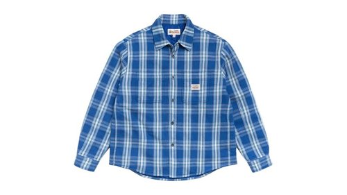 Stüssy Lau Plaid Shirt Jacket - Blue