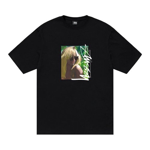 Stüssy Laura Tee | Size M - 1905147-BLAC