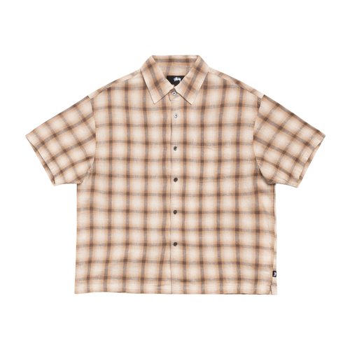 Stüssy Liam Plaid Shirt - Brown - 1110385