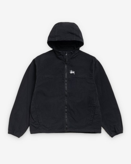 Stüssy Lightweight Hooded Jacket - Black