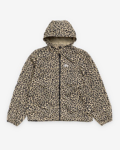 Stüssy Lightweight Hooded Jacket - Cheetah