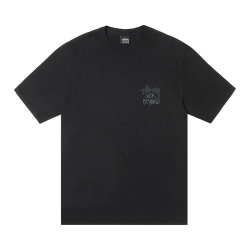 Stüssy Look Beyond Tee Pigment Dyed | Size XXL - Black - 1905111-BLAC