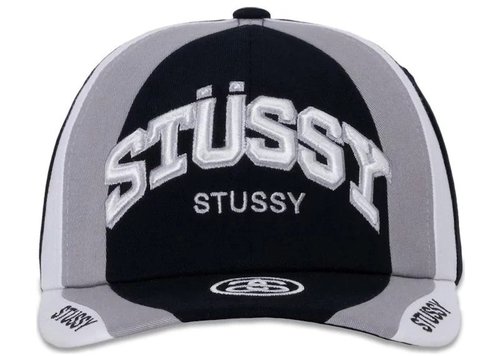 Stüssy Low Pro Souvenir Strapback Hat - Black