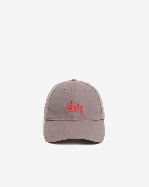 Stüssy Lp Basic Canvas Cap - Grey