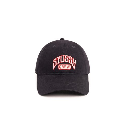 Stüssy LP Crew Strapback Hat - Navy - 1311192-NAVY