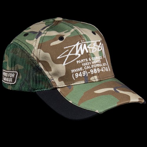 Stüssy LP Service Mesh Strapback Cap - 1311205