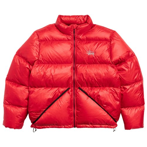 Stüssy Micro Ripstop Down Jacket - 115877 RED