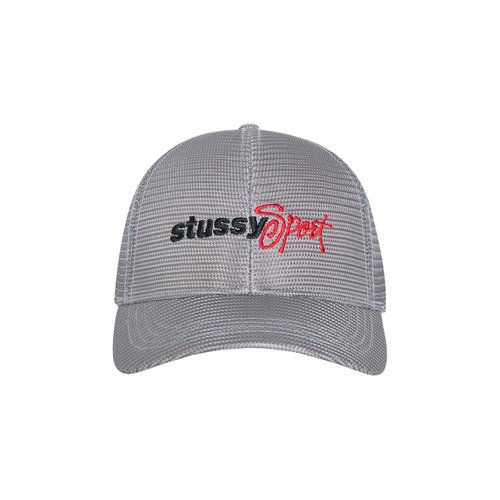 Stüssy Mid-Depth Sport Mesh Snapback | Size Onesize - Grey - 1311176-GREY