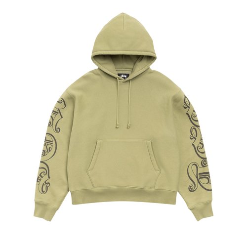 Stüssy Motif Print Hoodie - Moss - 118605-MOSS