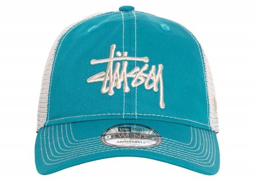 Stüssy New Era 9Twenty Basic Trucker - Teal - 1311126