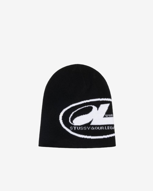 Stüssy Our Legacy Work Shop Oval Skullcap - Black - 332122