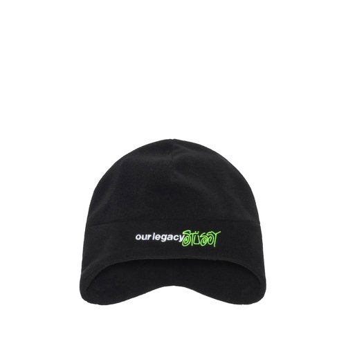 Stüssy Our Legacy Workshop Polar Fleece Beanie - Black - 331243