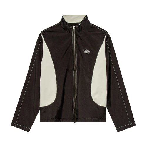 Stüssy Panel Track Jacket - Black - 115585-BLAC