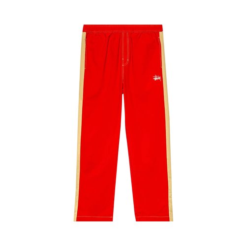 Stüssy Panel Track Relaxed Pant | Size L - 116491 RED