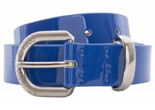 Stüssy Patent Leather Belt - Neon Royal - 135192