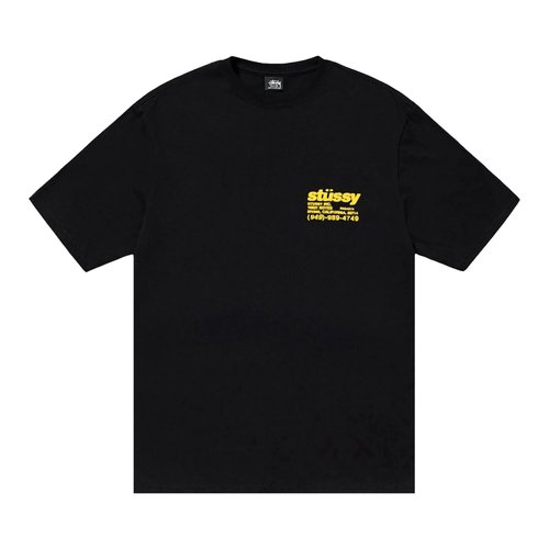 Stüssy Pigment Dyed DNA Tee - Black - 1905038-BLAC