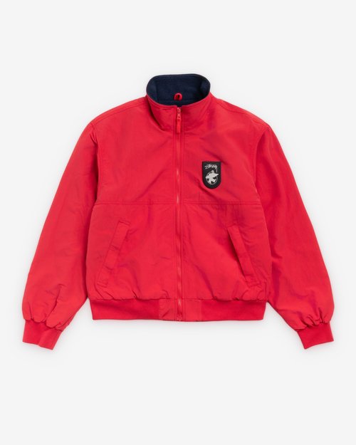 Stüssy Polar Fleece Lined Jacket - Red
