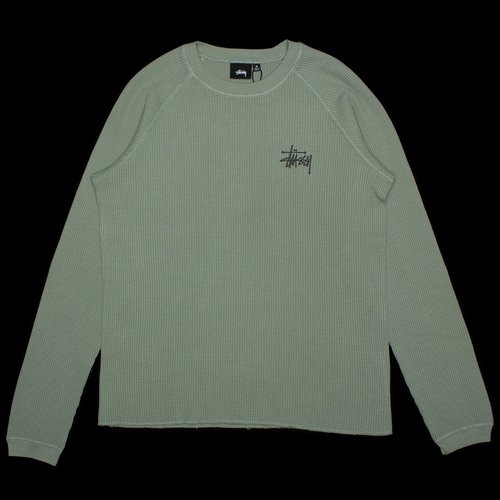 Stüssy Raglan Thermal Basic Stock 'Blue' - 1140356 | Solesense