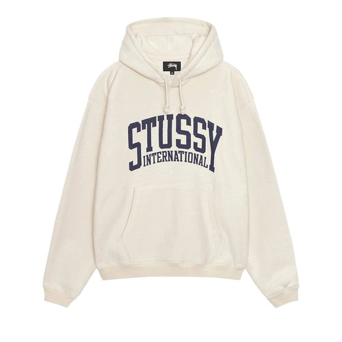 Stüssy Relaxed International Hoodie - Ivory - 118550-IVOR