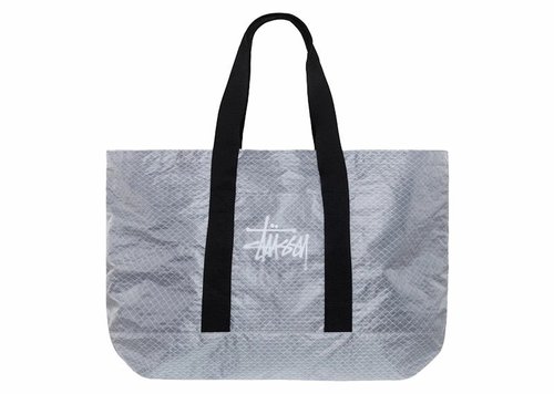 Stüssy Ripstop Overlay Extra Large Tote Bag - Black - 134259-BLAC