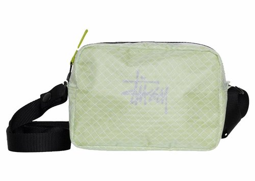 Stüssy Ripstop Overlay Side Pouch - Lime - 134261-LIME