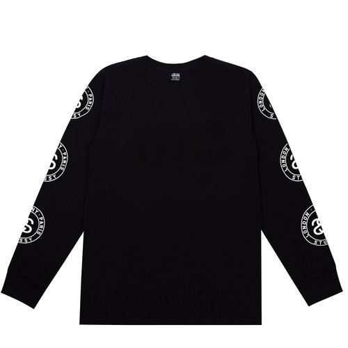 Stüssy Seal Pigment Dyed Ls Tee - Black - 1994860