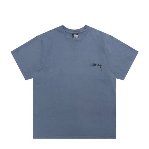 Stüssy Serpent Tee Pigment Dyed - Navy Blue - 1905126-NAVY