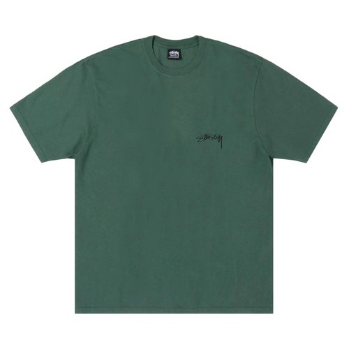 Stüssy Serpent Tee Pigment Dyed - Pine - 1905126-PINE