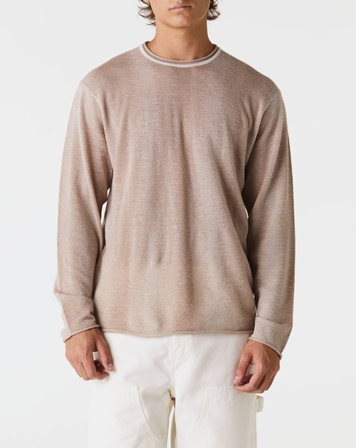 STUSSY / SHADOW STRIPE SWEATER/スウェット/S/ウール/KHK/117191// Stüssy Shadow Stripe Sweater 'Natural' - 117191-NATL | Solesense