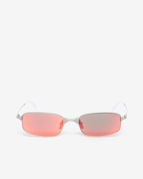 Stüssy Simon Sunglasses - Matte Silver/Sunflare Mirror Lens - 338410