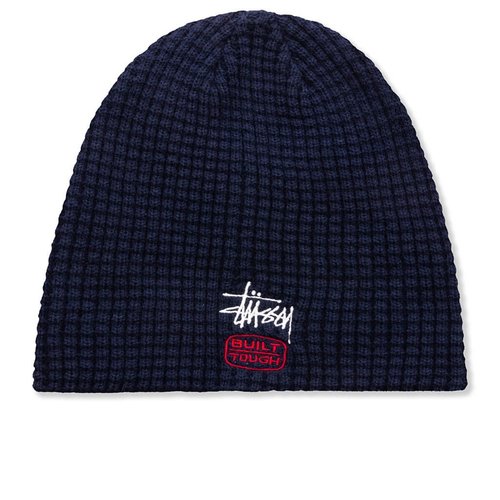 Stüssy Waffle Built Tough Skullcap - Navy Blue - 1321238-NAVY