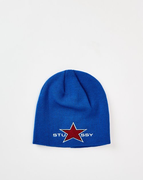 Stüssy Chenille Skullcap - Blue - 1321237-BLUE