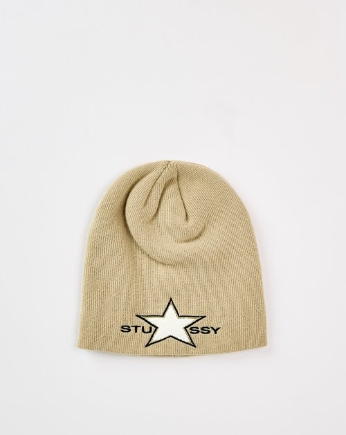 Stüssy Chenille Skullcap - Sand - 1321237-SAND