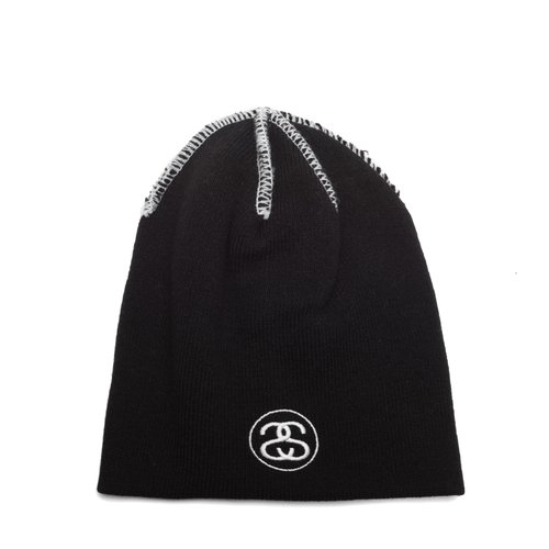 Stüssy Skullcap Exposed Stitch - Black - 1321215