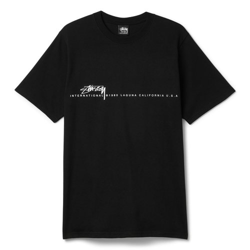 Stüssy Smooth 80 Tee - Black - 1905080-BLAC