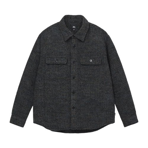 Stüssy Casentino Wool Cpo Shirt 'Black' - 1110272 | Solesense