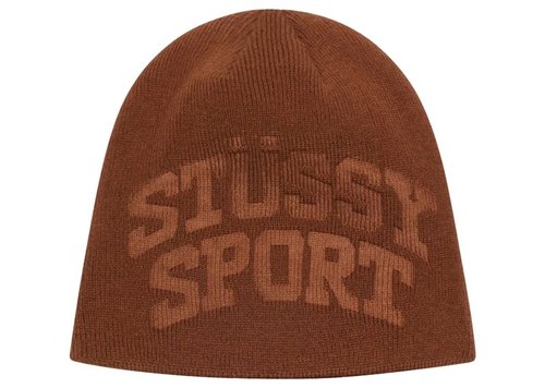 Stüssy Sport Deboss Skullcap - Brown - 1321214
