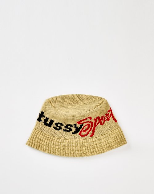 Stüssy Knit Sport Bucket Hat - Khaki - 1321227-KHAK
