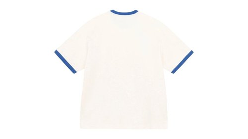 Stüssy Sport Ringer Tee Shirt - Off White