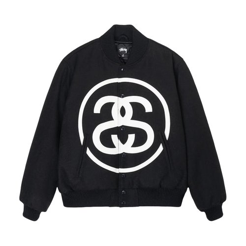 Stüssy SS-Link Varsity Jacket - 115710-BLAC