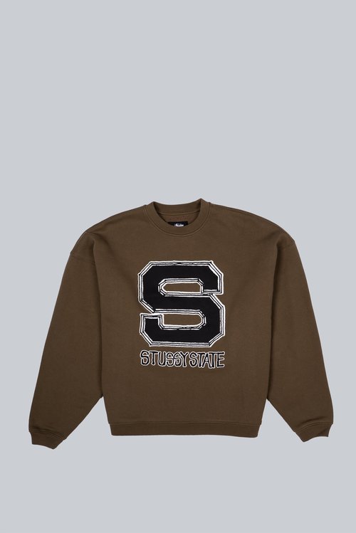 Stüssy State Crew - Olive - 118596-OLIV
