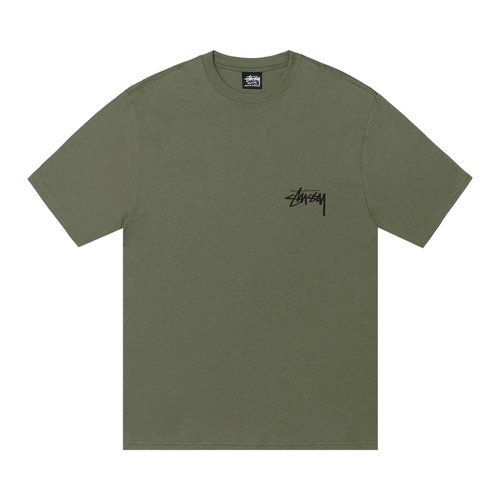 Stüssy Stock Dog Tee - Olive - 1905159-OLIV