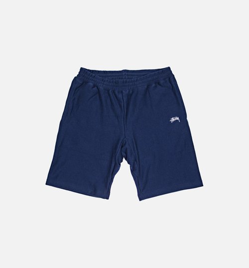 Stüssy Stock Fleece Shorts - Navy - 112178-NVY