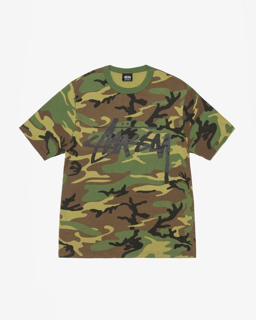 Stüssy Stock Tee 'Camo/Black' - 1905032 | Solesense