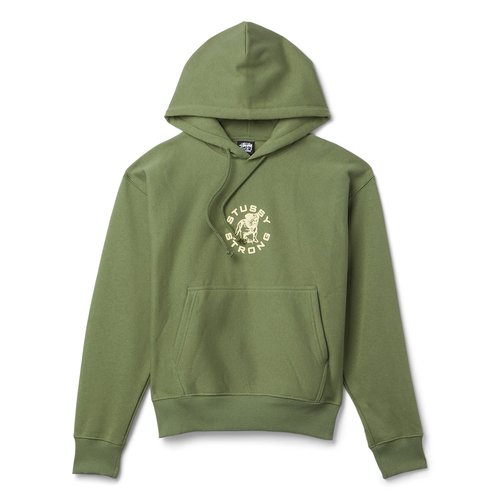 Stüssy Strong Mac Hoodie - Olive - 1925086-OLIV