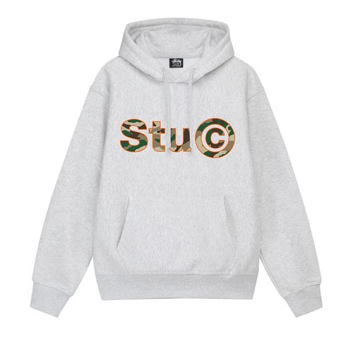 Stüssy Stu C. Hoodie - 1924968 ASH