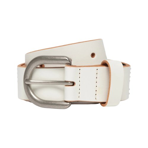 Stüssy Stud Letter Belt | Cream | Size L/XL - 135198-BONE
