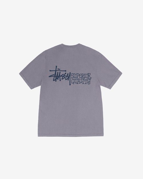 Stüssy Superior Quality Pig. Dyed T-Shirt - Shar - 1905058