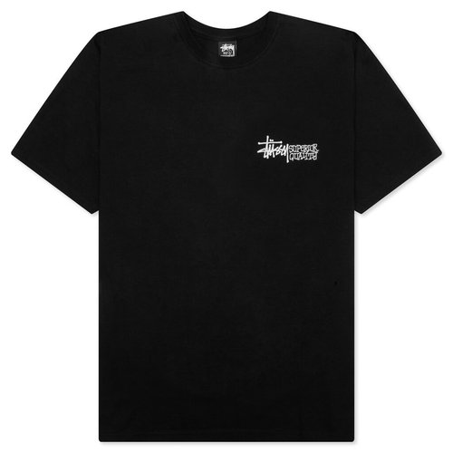 Stüssy Superior Quality Pigment Dyed Tee Shirt - Black - 1905058-BLAC